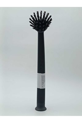 Vantuzlu Plastik Bulaşık Fırçası bulaşık teli Siyah ürün fotoğrafı