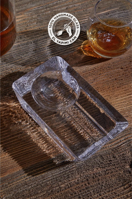 Selen Concept Bore Model El Yapımı Cam Puro Küllük ürün fotoğrafı