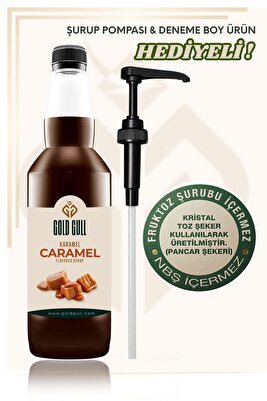 Karamel Aromalı Kahve &amp; Meyve Şurubu 700 ml. ürün fotoğrafı