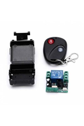 Rf Uzaktan Kumandalı Röle Kartı 433 Mhz Garaj Kepenk Oto 12 v 10a Alıcı Verici ürün fotoğrafı