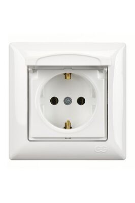 Visage Beyaz Kapaklı Topraklı Priz ürün fotoğrafı