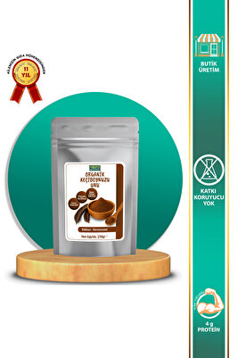 Organik Keçiboynuzu Unu (KATKISIZ-YERLİ-250 G) ürün fotoğrafı