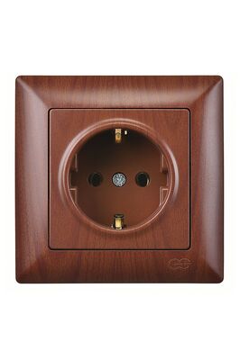 Visage Ceviz Topraklı Priz ürün fotoğrafı