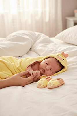 Bebek Havlu Kundak Kese Seti Little Duck ürün fotoğrafı