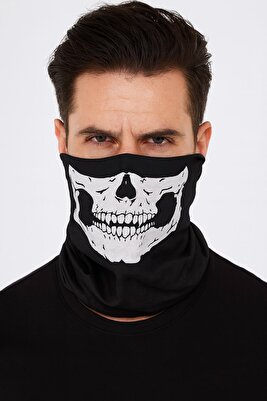 Buff-kuru Kafa Iskelet Maske Motorcu Kar Maskesi-boyunluk-maske-baf-ağızlık-balaklava-yüz Boyun ürün fotoğrafı