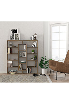 Ample Kitaplık Ceviz ürün fotoğrafı