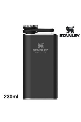 Classic Easy Fill Wide Mouth Flask Cep Matarası 0.23 LT Termos Matara SİYAH ürün fotoğrafı