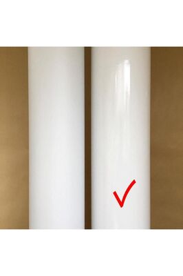 Parlak Beyaz Buzdolabı Kaplama Folyosu ürün fotoğrafı