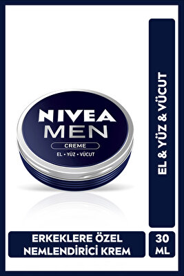 MEN Erkek Creme Nemlendirici Bakım Kremi 30 ml,Yüz,El,Vücut İçin,E Vitamini,Ferah Koku ürün fotoğrafı