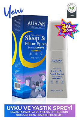 Lavanta, Papatya ve Melisa Özlü Uyku &amp; Yastık Spreyi Sakinleştirici Uyku Ve Dinlenme Spreyi 75ml ürün fotoğrafı
