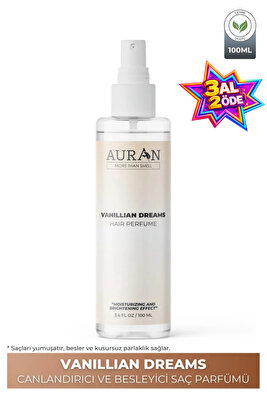 Vanilya Saç Parfümü Besleyici ve Onarıcı Saç Bakım Spreyi Vanillian Dreams Hair Perfume Spray 100ml ürün fotoğrafı