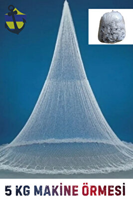5kg Serpme Ip Ağ Balık Yakalama Ağı (1. Kalite Makine Örgüsü) ürün fotoğrafı
