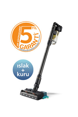 7000 Serisi Aqua 25.2 V Kablosuz Dik Süpürge, PowerCyclone 12, 80 dk'ya Kadar Şarj, XC7057/01 ürün fotoğrafı