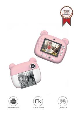 Dijital Fotoğraf Makinesi Çocuk Termal Resim Kağıt Baskılı Yazıcı Kamera Makinesi CMR14 Pembe ürün fotoğrafı
