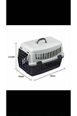 Gri Kedi Köpek Taşıma Çantası 54x34x33 Cm ürün fotoğrafı