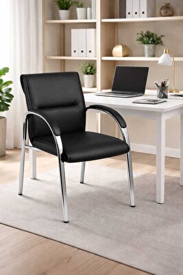 Ofis Misafir Bekleme Koltukları Büro Misafir Sandalyesi Kaliteli Kolili ürün fotoğrafı