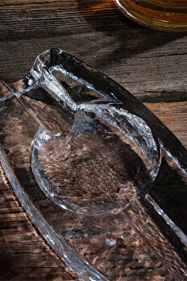 Vegas Model El Yapımı Cam Çift Oluklu Puro Küllük ürün fotoğrafı