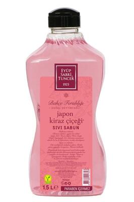 1,5lt Japon Kiraz Çiçeği Sıvı Sabun Doğal Zeytinyağlı ürün fotoğrafı