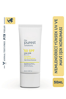 Yüksek Koruma ve Nemlendirici Etkili Güneş Koruyucu Krem SPF 50, 50 ml ürün fotoğrafı