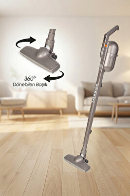 Speedy Pro Du 2100 360 Derece Dönebilen Başlıklı Dikey Süpürge Antrasit ürün fotoğrafı