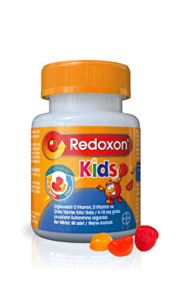Kids C Vitamini D Vitamini ve Çinko İçeren Çiğnenebilir Tablet 60 Adet ürün fotoğrafı