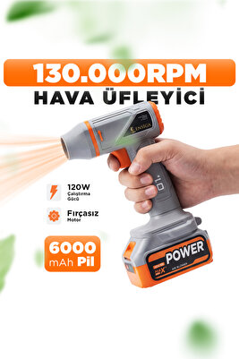 Ensiga 130,000RPM 120W ÇİFT BATARYALI HAVA ÜFLEYİCİ ürün fotoğrafı
