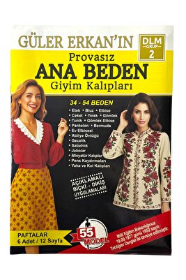 Güler Erkan Ana Beden Giyim Kalıpları 2026 YENİ BASKI ürün fotoğrafı