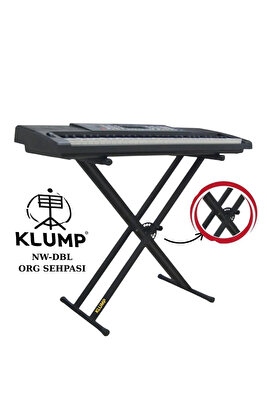 Prs/nw-dbl Profesyonel Org Sehpası - Klavye Org Standı Çift Ayak ürün fotoğrafı