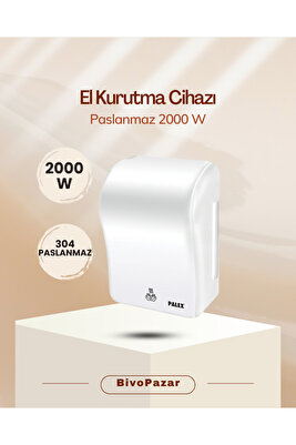 El Kurutma Makinesi Yerli Üretim Çelik Gövde 2000 Watt ürün fotoğrafı