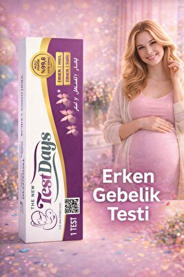 10 Adet Erken Gebelik Testi %99.8 Kesin Sonuç Gizli Paket ürün fotoğrafı