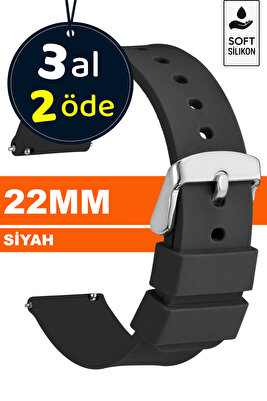 22mm Fossil-welder-wesse-casio-armani-omega-seiko-tissot Saat Uyumlu Silikon Saat Kordon Kayış Mdl1 ürün fotoğrafı