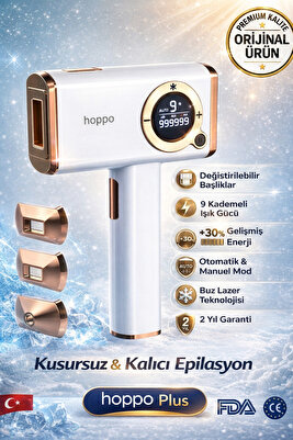 Ipl Buz Lazer Epilasyon Cihazı Plus 999.999 Flas Atım ürün fotoğrafı