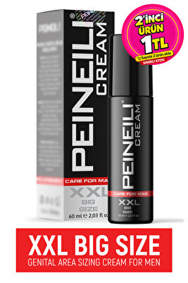 XXL Big Size Erkeklere Özel Genital Bölge Hacimlendirici, Boyutlandırıcı Büyütme Kremi Jel 60 ml ürün fotoğrafı