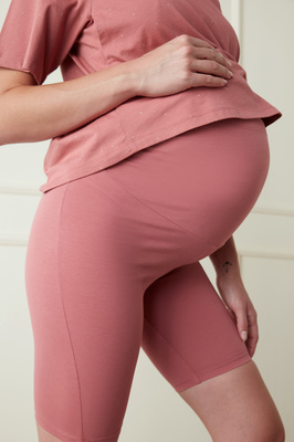 Gül Kurusu Mama Hamile Rosy Biker Şort ürün fotoğrafı