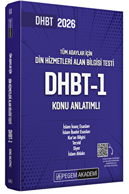 2026 Din Hizmetleri Alan Bilgisi Testi DHBT-1 Konu Anlatımlı ürün fotoğrafı
