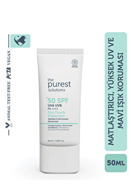 Yağlı Ve Karma Ciltler Için Matlaştırıcı Dry-Touch Güneş Koruyucu Krem 50 ml ürün fotoğrafı