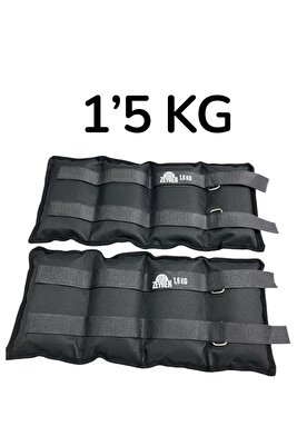 1.5 Kg × 2 Adet Toplam 3 Kg El Ayak Bilek Kas Güçlendiriçi Ağırlık Seti Kum Ağırlık Torbası ürün fotoğrafı