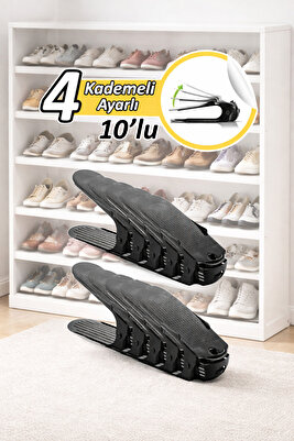 10'lu 4 Kademeli Ayarlanabilir Ayakkabı Rampası Fma07199 ürün fotoğrafı