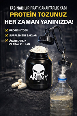 Protein Toz Saklama Hunisi Protein Toz Saklama Kabı Fitness Saklama Kabı Huni Pillbox Saklama Kutusu ürün fotoğrafı