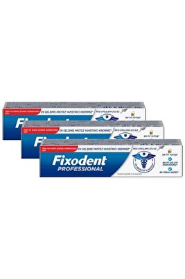 Fioxdent Professioanal Diş Protez Yapıştırıcı Krem 40 gr - 3 Adet ürün fotoğrafı