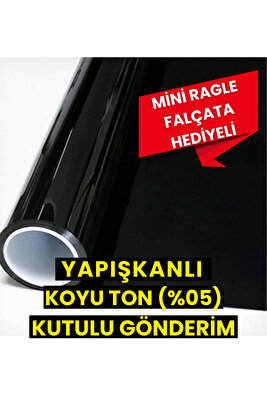 Cam Filmi Koyu Ton 50cm X 2 Metre Ev - Ofis - Oto Uyumlu Yapışkanlı ürün fotoğrafı