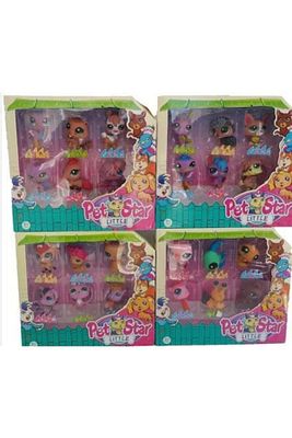 Littlest Pet Shop Neşeli Oyuncak Minişler 6'lı Miniş Ailesi Oyuncak Pet Shop Miniş ürün fotoğrafı