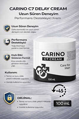 C7 Care For Man Erkek Kremi Uzun Deneyim 100 ml - Etkili Formül - Long Time ürün fotoğrafı