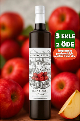 Doğal Fermantasyon Elma Sirkesi, Apple Cider Vinegar 500ml ürün fotoğrafı