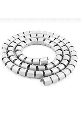 Spiral Kablo Toplayıcı Ve Düzenleyici Beyaz 1.5m ürün fotoğrafı