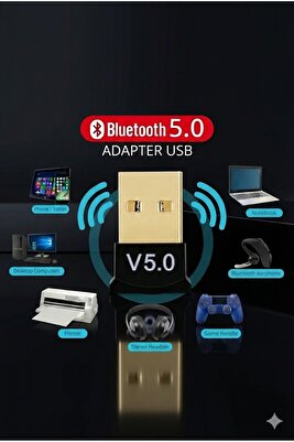 Yeni 2025 Usb Bluetooth 5.0 Adaptörü Verici Alıcı Ses Bluetooth Dongle Kablosuz Usb Adaptörü ürün fotoğrafı
