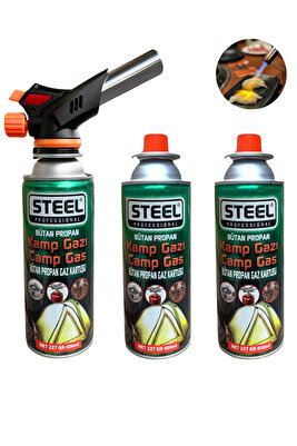 1300 Derece Orijinal Pürmüz Çakmak + 3 Adet Steel Kartuş ürün fotoğrafı