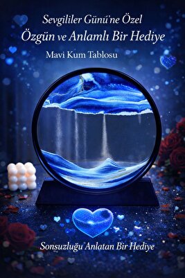 7 Inç Hareketli Kum Sanatı Kum Saati Hediye Özel Gün Hediyesi Yuvarlak Cam 3d Deniz Kum ürün fotoğrafı