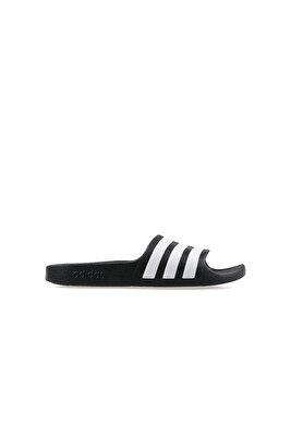 F35556 ADILETTE AQUA Kadın Terlik Siyah Beyaz ürün fotoğrafı
