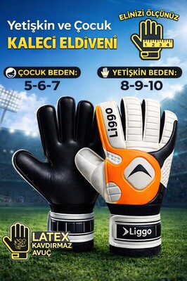 Reflex Kaleci Eldiveni Bilek Bandajlı Lateks Kaleci Eldiveni ürün fotoğrafı